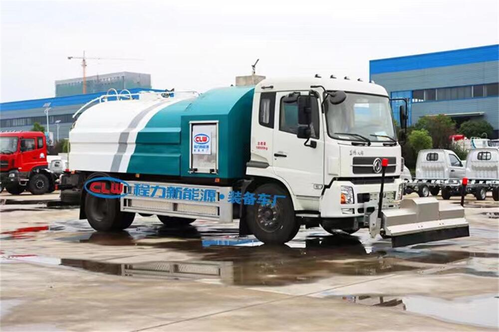 新能源電動清洗車-國六9立方東風天錦新能源電動路面清洗車廠家價格