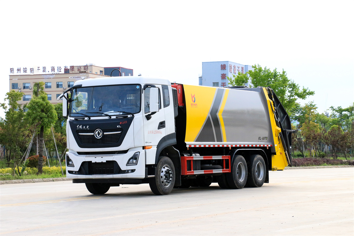 18方20方壓縮垃圾車-東風(fēng)天龍國六18方20方壓縮式垃圾車廠家價格(湖北凱力)